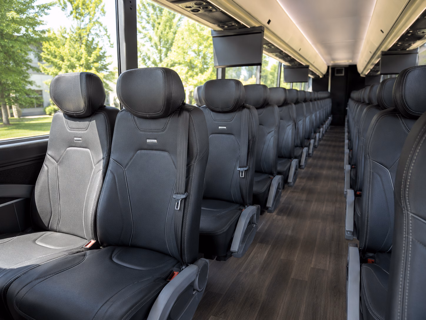 kirkland charter bus interior
