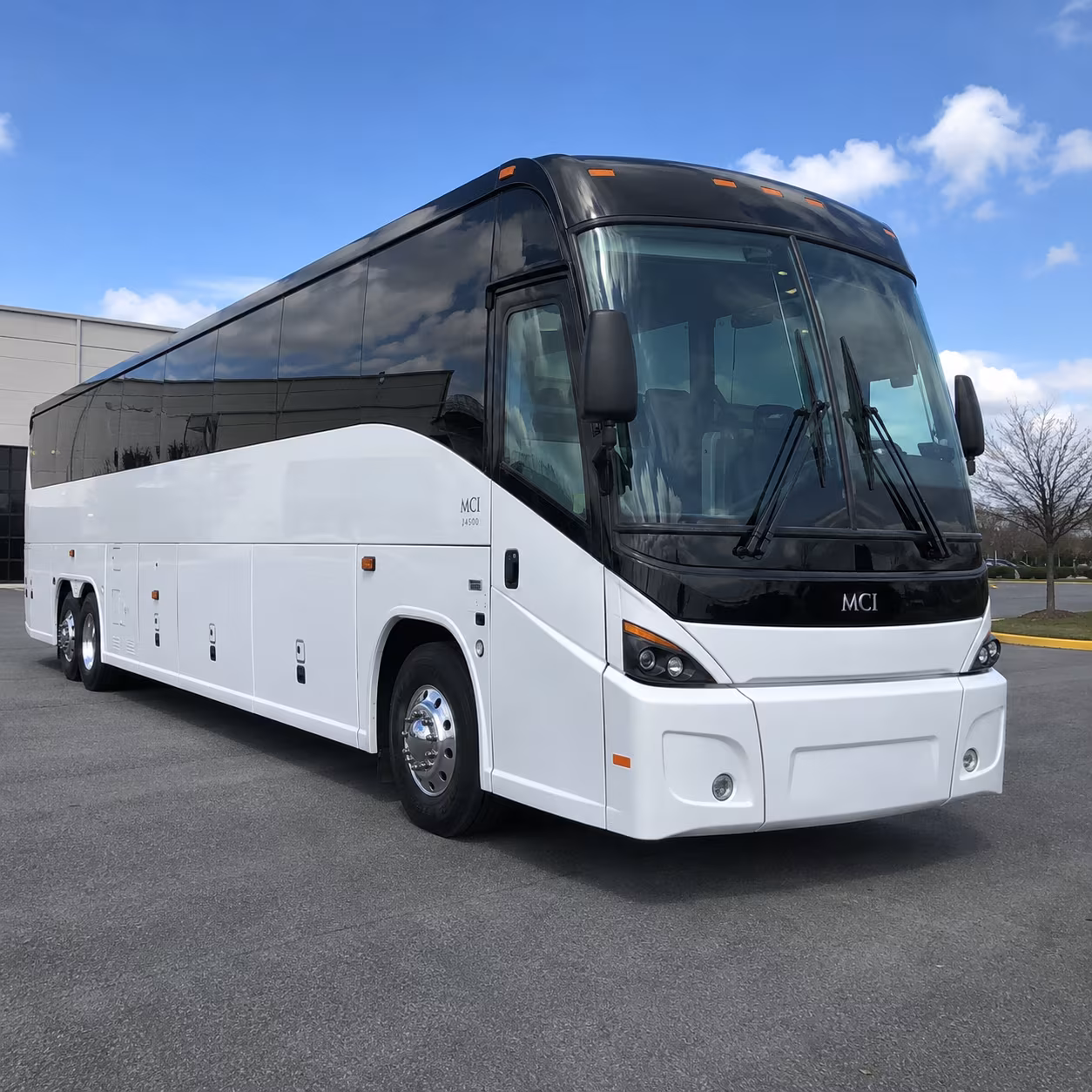 kirkland charter bus rental exterior