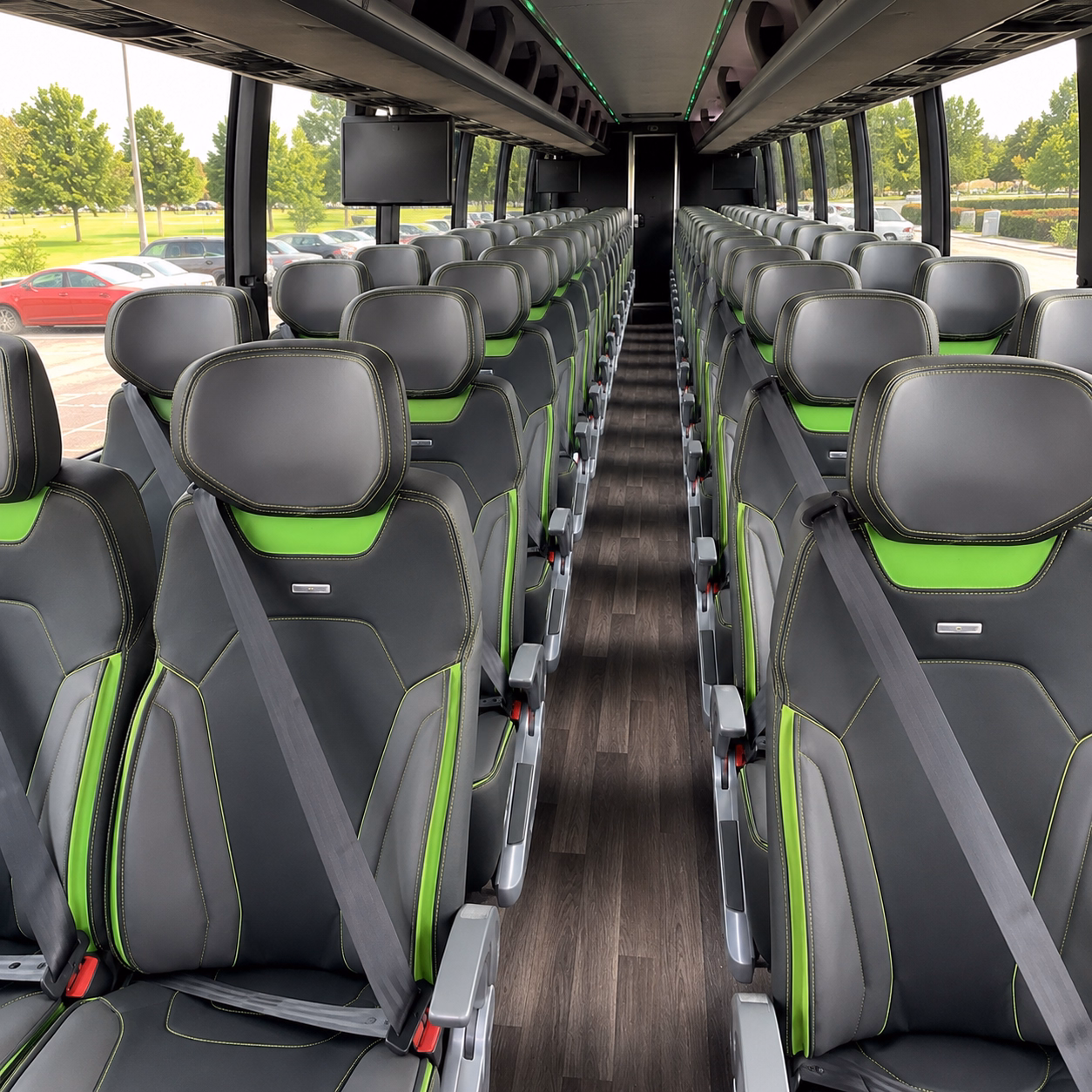 kirkland charter bus rental inside