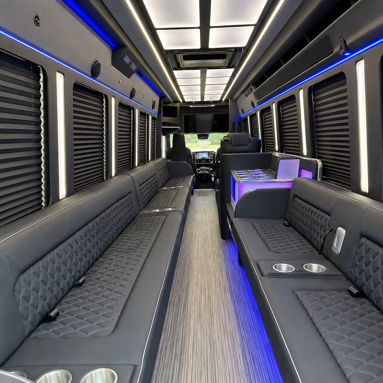 kirkland party bus rental interior